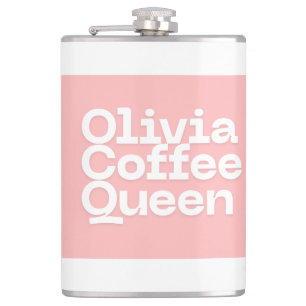 Petaca Café personalizado: regalo de nombre personalizado