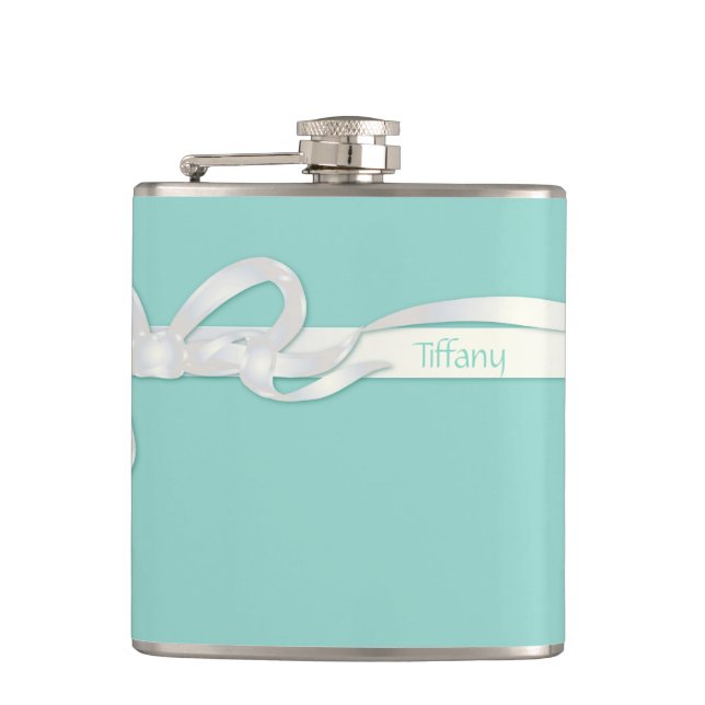 Petaca Caja de joyas azules de huevo de Robin con cinta b (Anverso)