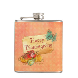 Petaca Calabaza Y Hojas