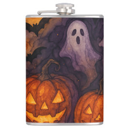 Petaca Calabazas atoradas y noche espeluznante