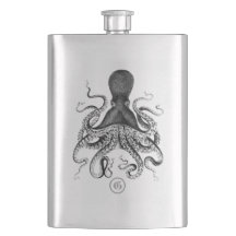 Calamar con matraz clásico monograma