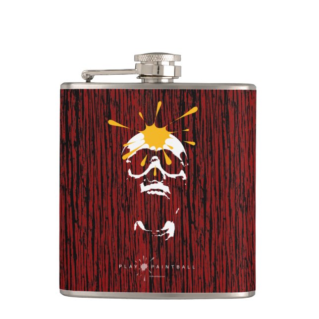 Petaca Calavera de Paintball (Anverso)