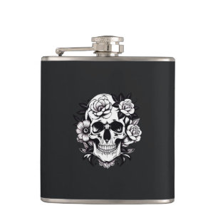 Petaca Calavera Floral