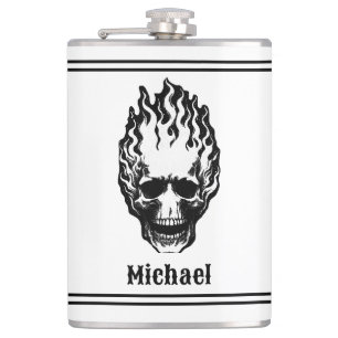 Petaca Calaveras Llamativas Personalizadas