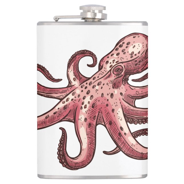 Petaca Caldera de Octopus (Anverso)