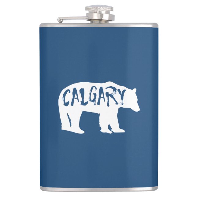 Petaca Calgary Alberta Bear (Anverso)