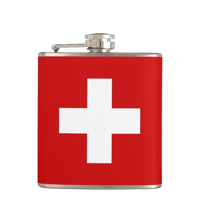 Petaca Calidad de la bandera de Suiza (Anverso)
