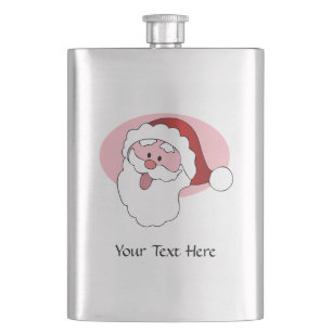 Petaca Cálido matraz de Santa personalizado