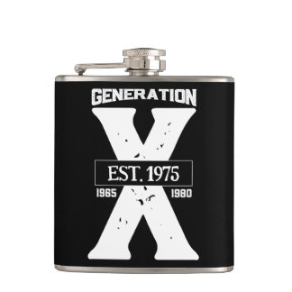 Petaca Calzado de vinilo personalizado de generación X