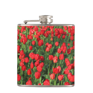 Petaca Cama de Tulipanes Rojos 02