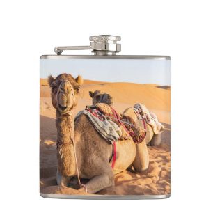 Petaca Camello en el desierto de Omán