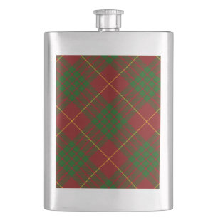 Petaca Cameron tartan green