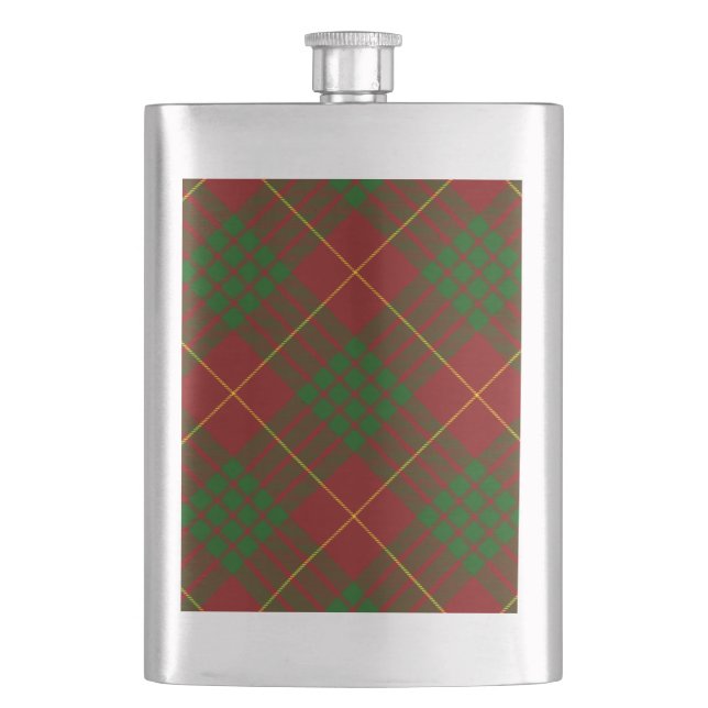 Petaca Cameron tartan green (Anverso)