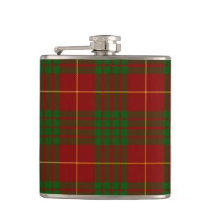Petaca Cameron tartan green