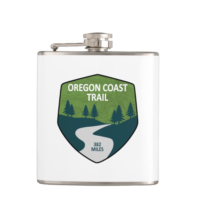 Petaca Camino costero de Oregon (Anverso)