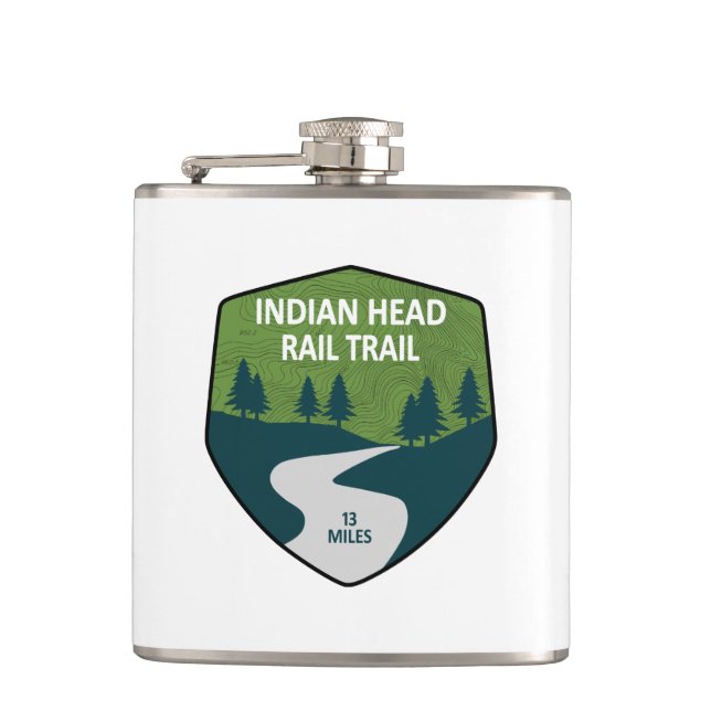 Petaca Camino de carril de cabeza india (Anverso)