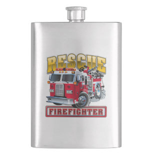 Petaca camión de bomberos personalizados
