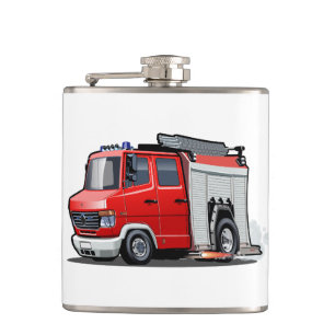 Petaca camión de bomberos personalizados