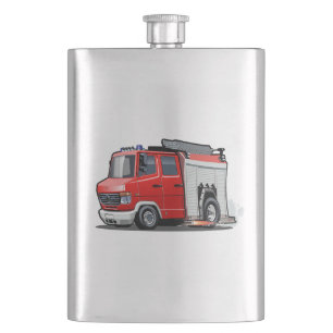 Petaca camión de bomberos personalizados