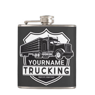 Petaca Camionero de Camión Semirremolque Personalizado NO