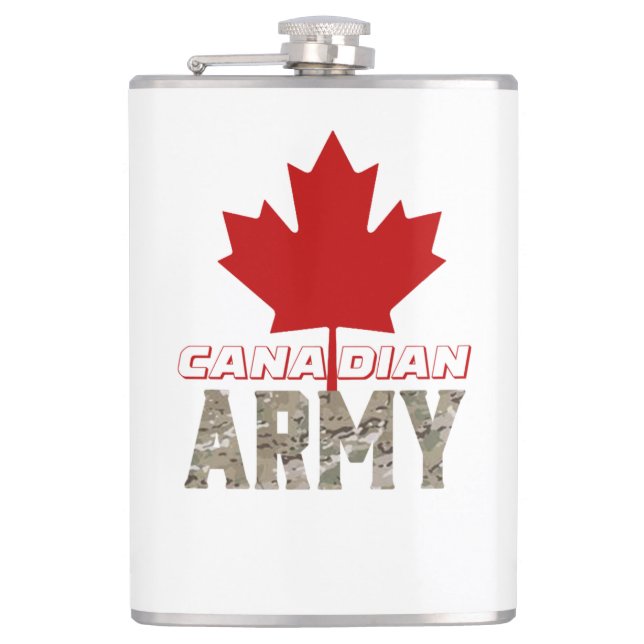 Petaca Camiseta de diseño del ejército canadiense (Anverso)