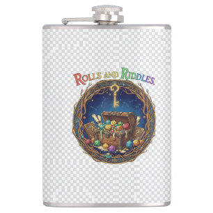 Petaca Camiseta Rolls and Riddles – La suerte se encuentr