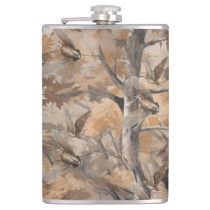 Petaca Camo forestal con chocha