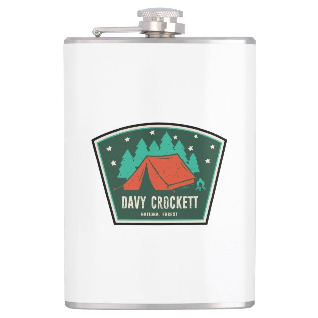 Petaca Campamento forestal nacional Davy Crockett (Anverso)