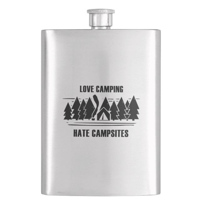 Petaca Campamentos de amor, campamentos de odio (Anverso)