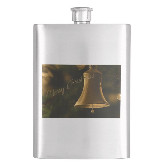 Petaca Campana decorativa de navidades (Anverso)