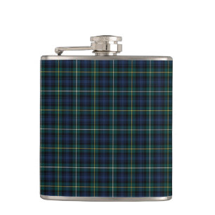 Petaca Campbell azul y verde de argyll escocés