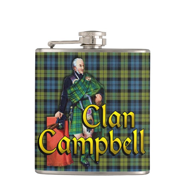 Petaca Campbell Escocia vieja (Anverso)
