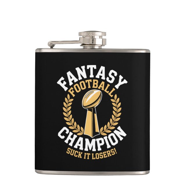 Petaca Campeón de Fútbol Fantasía (Anverso)