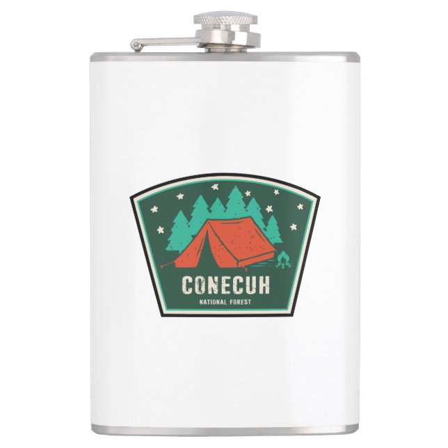 Petaca Camping Forestal Nacional Conecuh (Anverso)