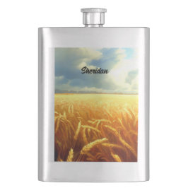 Petaca Campo de trigo en verano