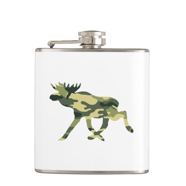 Petaca Camuflaje de bosque de alce / camuflaje (Anverso)