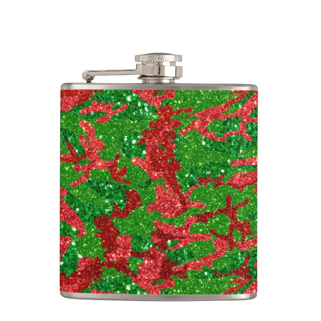 Petaca Camuflaje Purpurina Haus Of Camo Xmas (Anverso)