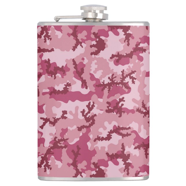 Petaca Camuflaje rosa (Anverso)