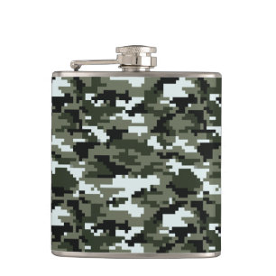 Petaca Camuflaje Urbano Digital Pixel de 8 bits / Camo