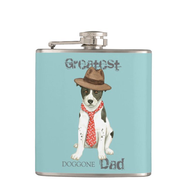 Petaca Canaan Dog Dad Flask (Anverso)