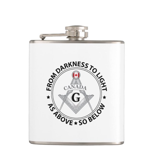 Petaca Canada freemasonry sign (Anverso)