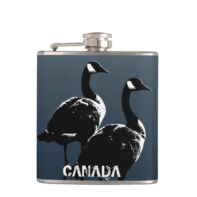 Petaca Canadá Personalizado de matraces de recuerdo  de l (Anverso)