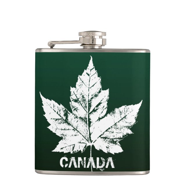 Petaca Canadá Personalizado de matrículas de souvenirs (Anverso)