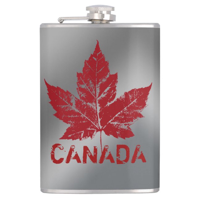 Petaca Canadá Personalizado de matrículas de souvenirs (Anverso)
