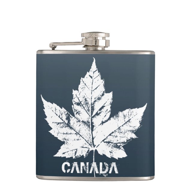Petaca Canadá Personalizado de matrículas de souvenirs (Anverso)