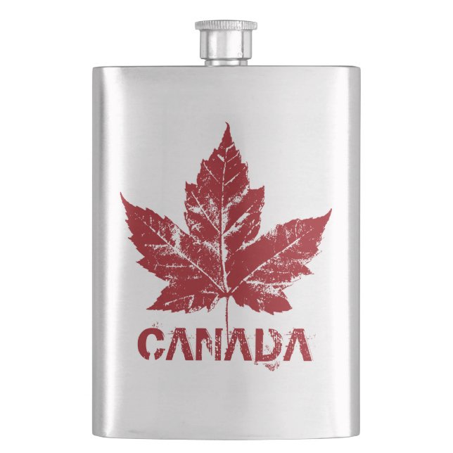 Petaca Canadá Personalizado de matrículas de souvenirs (Anverso)