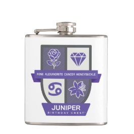 Petaca Cancer Birthday Crest™ for June 22-30