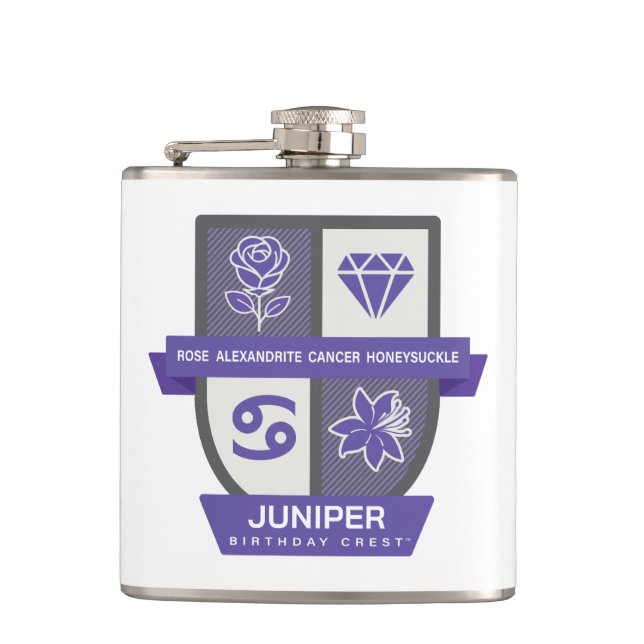 Petaca Cancer Birthday Crest™ for June 22-30 (Anverso)