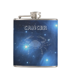 Petaca Cáncer transparente