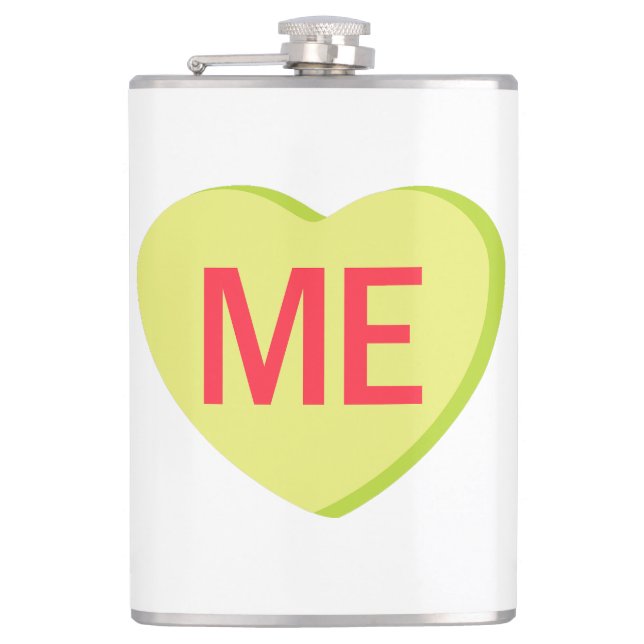 Petaca Candy Heart - YO (Anverso)